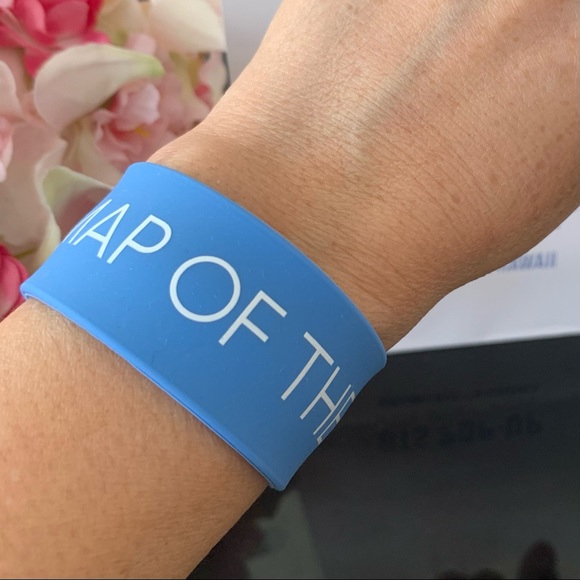 BTS kpop slap bracelet map of the soul 
showcase in hawaii blue New Never used - Picture 4 of 5